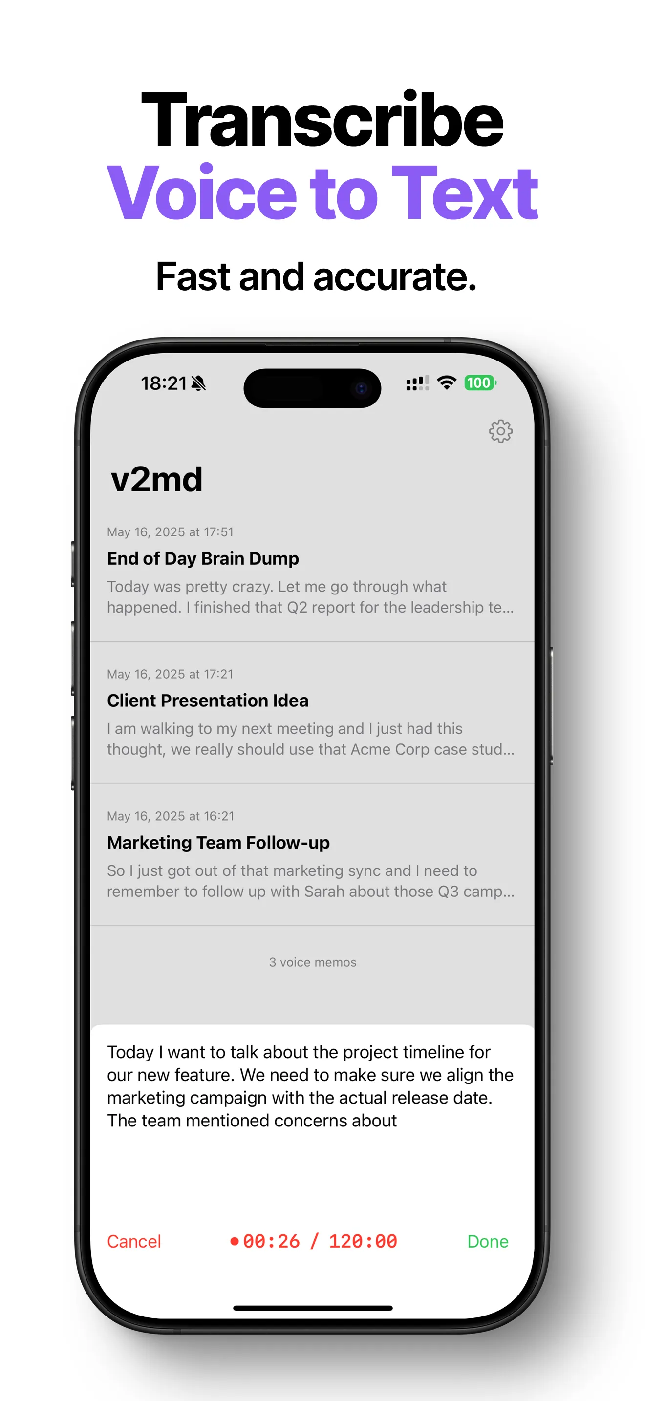 v2md App