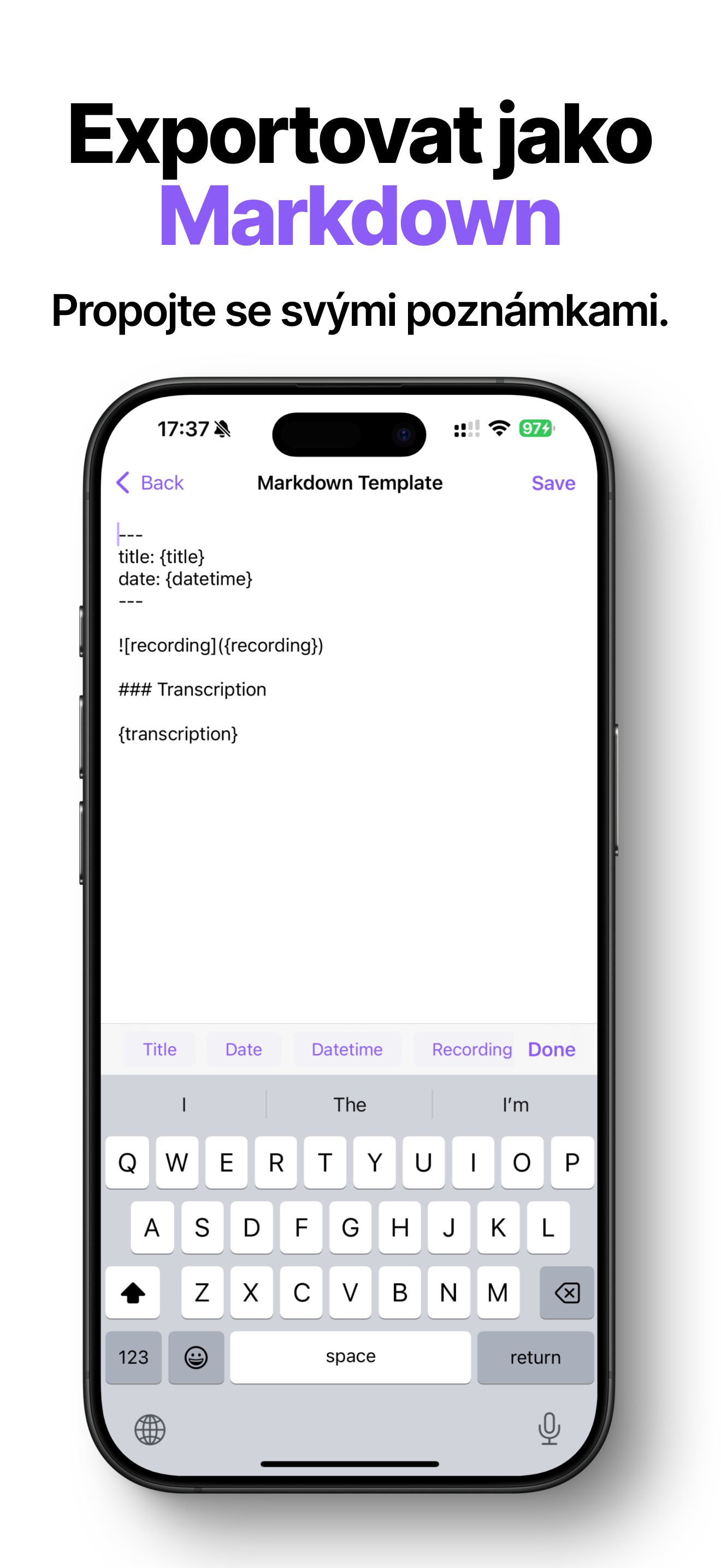 v2md iPhone screenshot 3