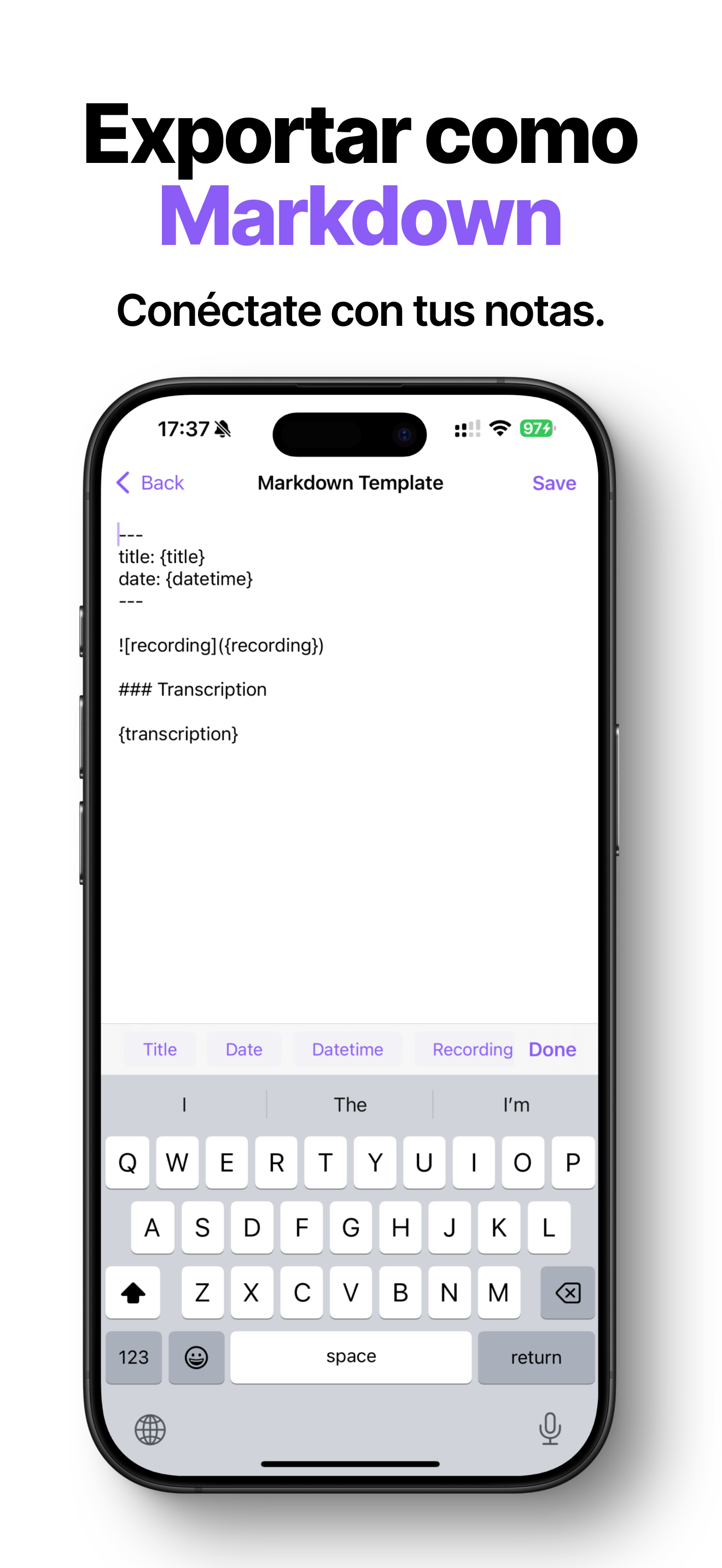 v2md iPhone screenshot 3