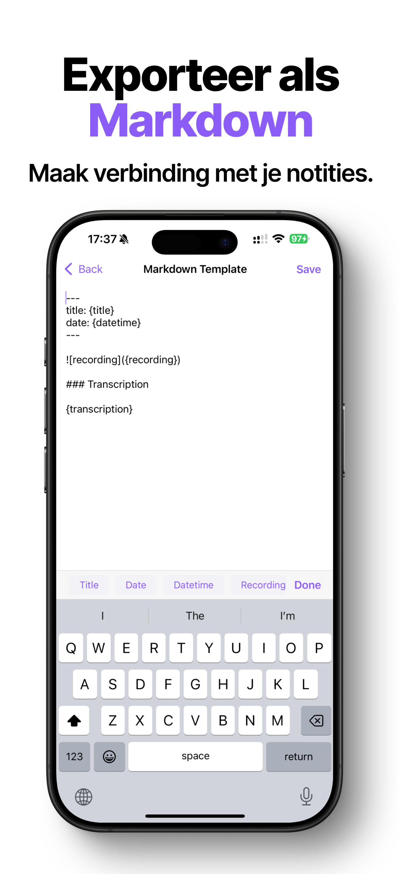 v2md iPhone screenshot 3
