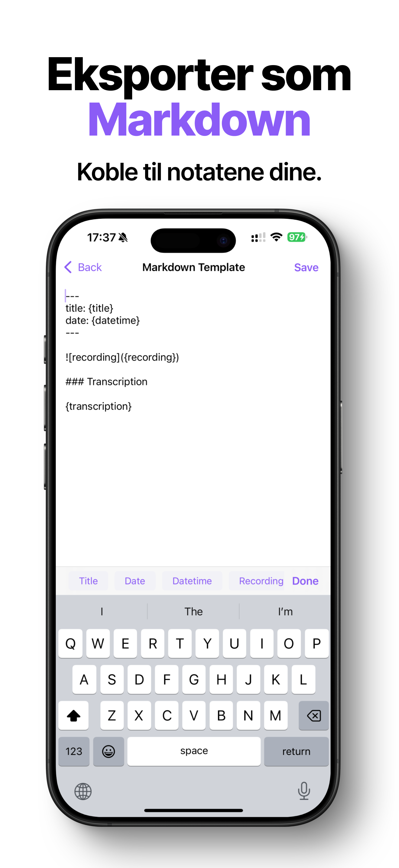 v2md iPhone screenshot 3