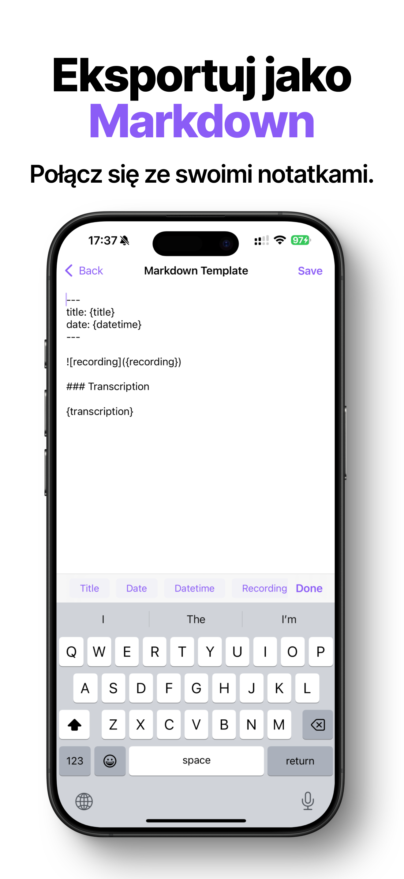 v2md iPhone screenshot 3