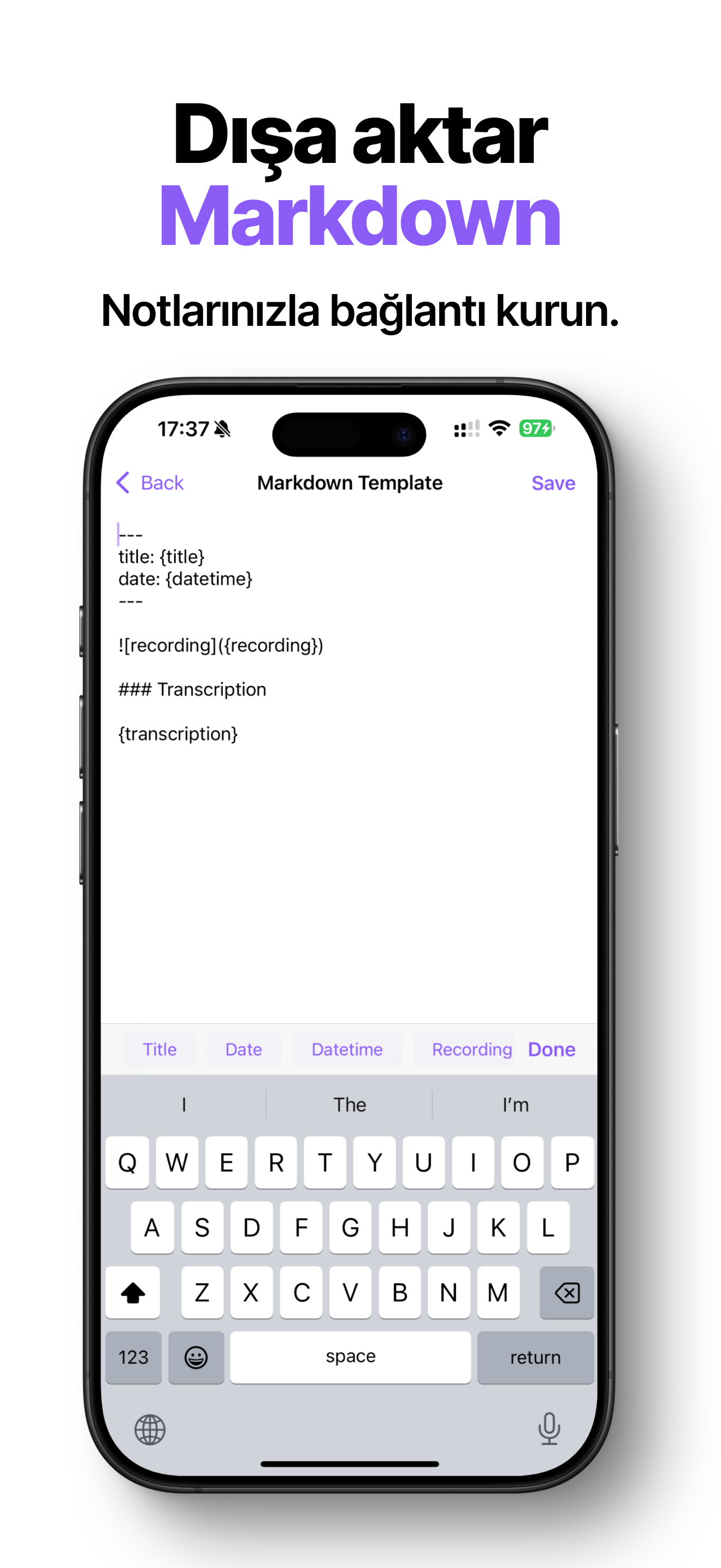 v2md iPhone screenshot 3