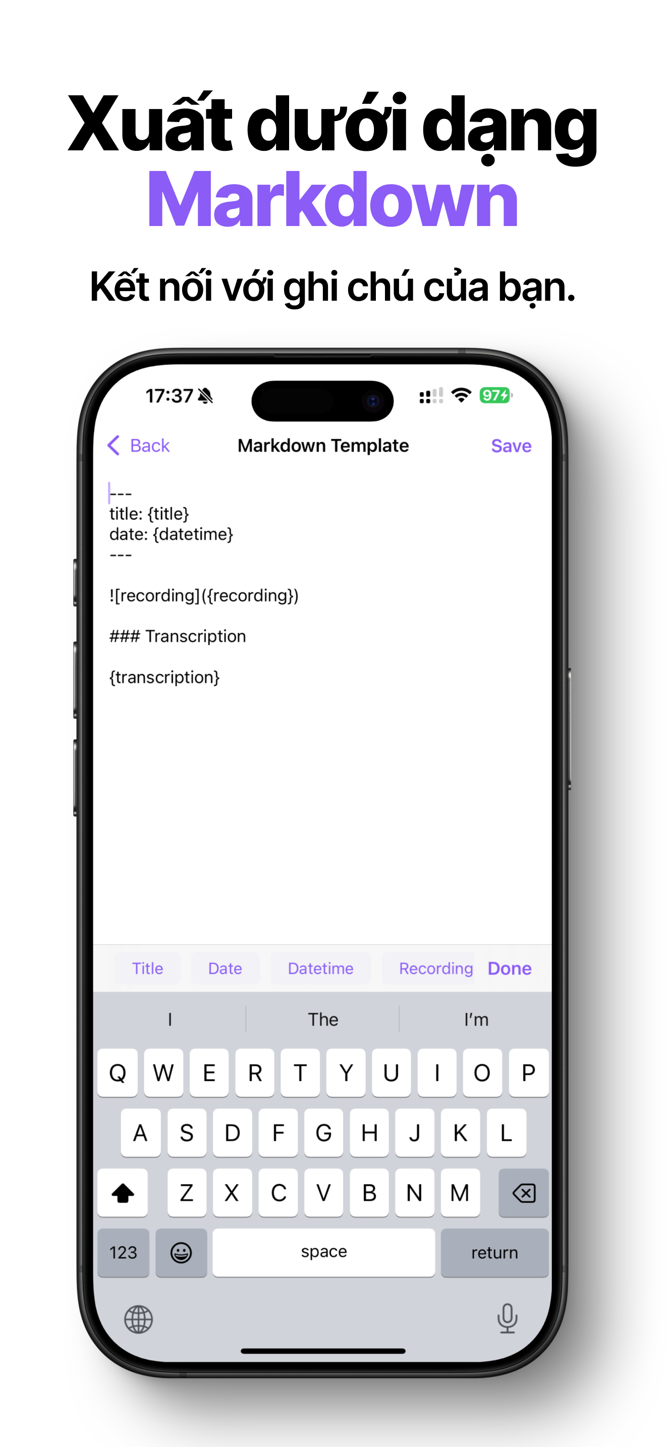v2md iPhone screenshot 3